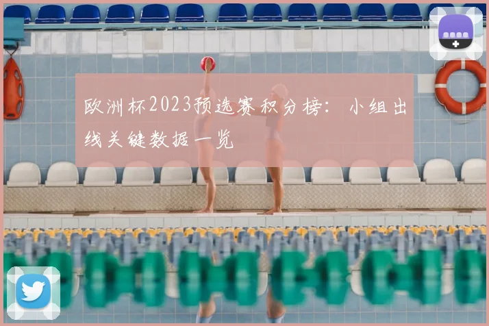 欧洲杯2023预选赛积分榜：小组出线关键数据一览